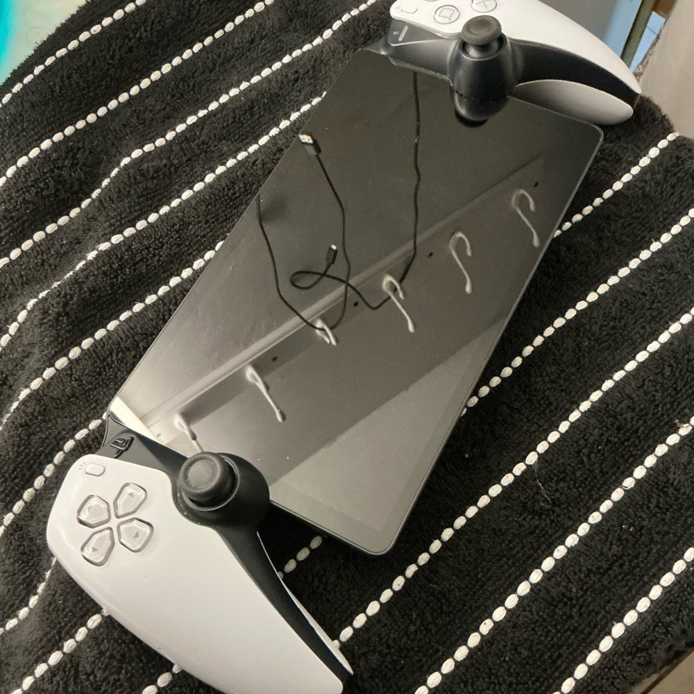 Sony Black and White Gaming Controller